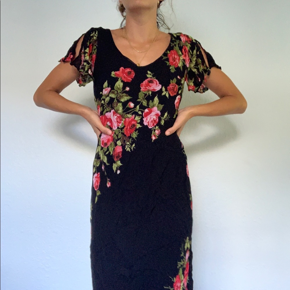 VINTAGE floral dress